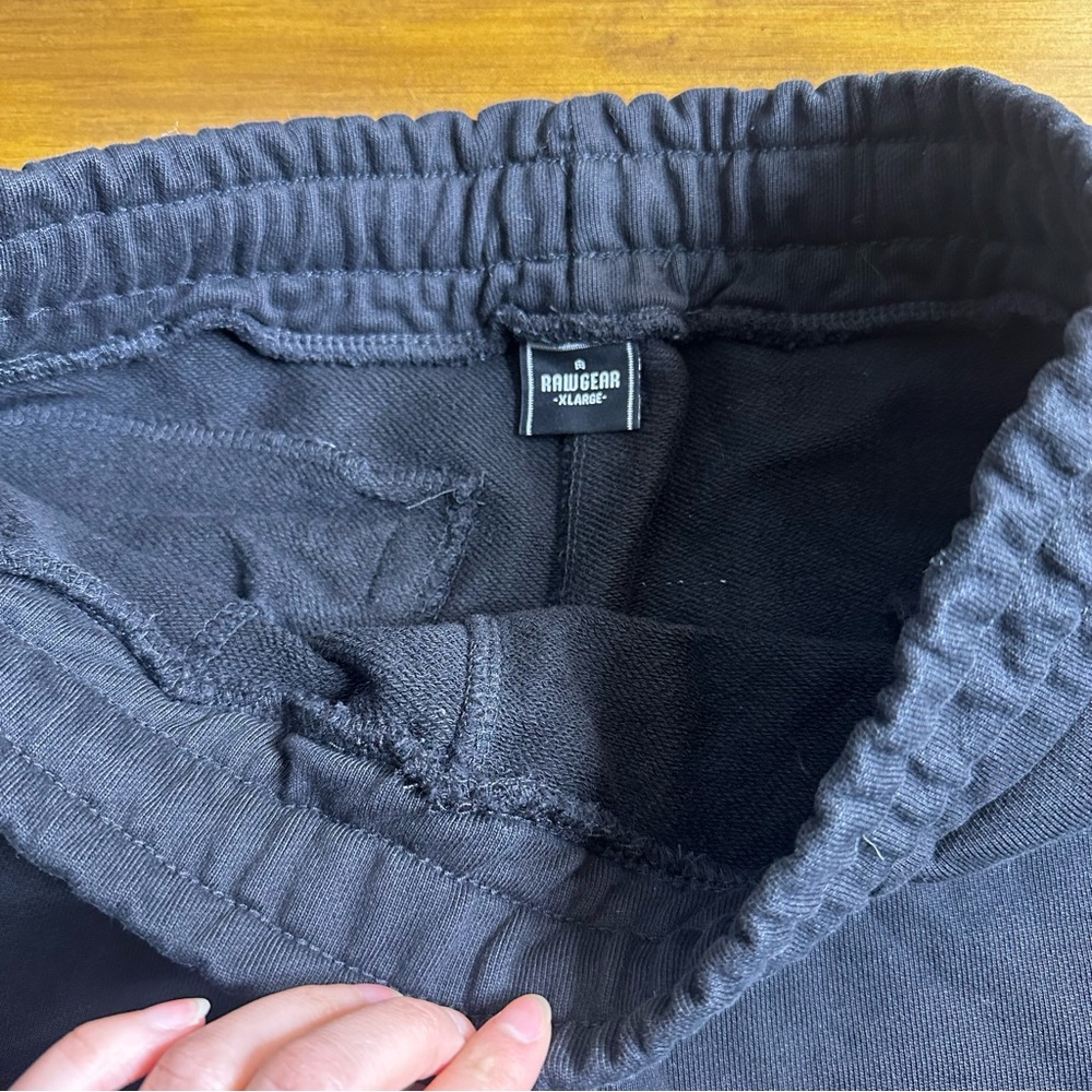 Raw Gear Clothing Black Men's Sweat-shorts Large - Picture 2 of 3